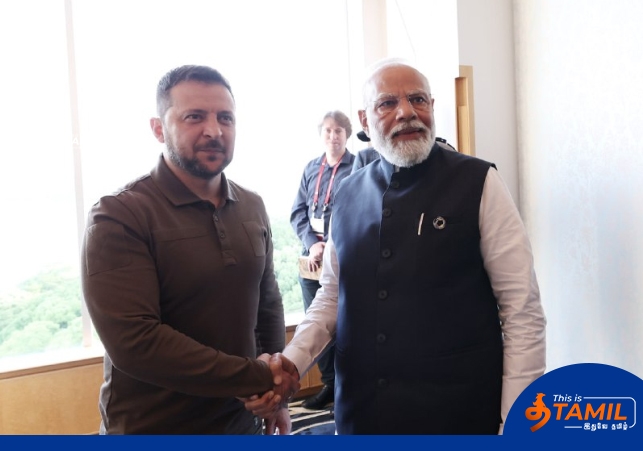 Ukrainian president meet modi