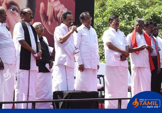 DMK coalition leaders